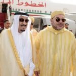 Le roi Salman d'Arabie Saoudite avec Mohammed VI. D. R.